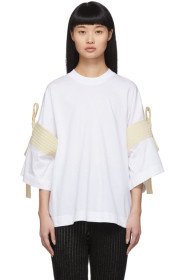 Moncler Genius - 2 Moncler 1952 White Shoulder Tie T-Shirt