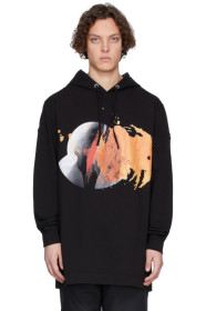 Moncler Genius - 6 Moncler 1017 ALYX 9SM Black Graphic Hoodie
