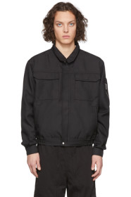 Random Identities - Black Japanese Workwear Harrington Jacket
