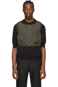 Random Identities - Veste réversible kaki Heart Warmer