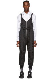 Random Identities - Black Quilted Jumpsuit
