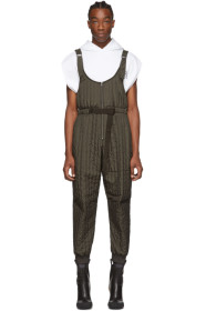 Random Identities - Khaki Quilted Jumpsuit