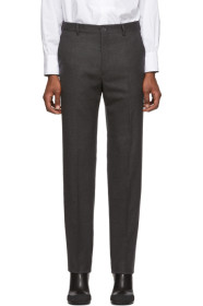 Random Identities - Grey Wool Classic Trousers
