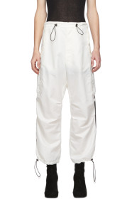 Random Identities - White Berlin Baggies Cargo Pants