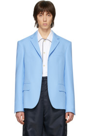 Random Identities - Blue Buttonless Blazer