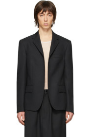 Random Identities - Black Buttonless Blazer
