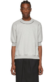 Random Identities - Grey Short Sleeve Sweatshirt