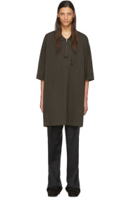 Random Identities - Khaki Oversized Polo