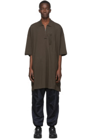 Random Identities - Brown Oversized Polo