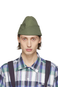 Engineered Garments - Khaki Garrison Beanie