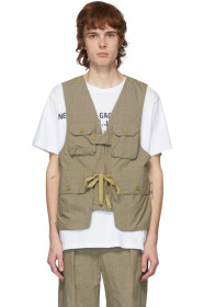 Engineered Garments - Khaki Nyco Game Vest