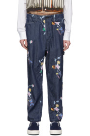 Engineered Garments - Indigo Painter Jeans