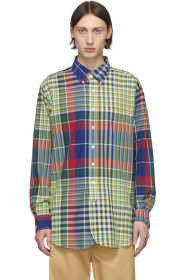 Engineered Garments - 多色 Madras 格纹衬衫