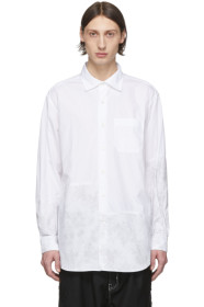 Engineered Garments - White Broadcloth Floral Shirt