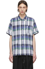 Engineered Garments - 多色 Camp 格纹短袖衬衫