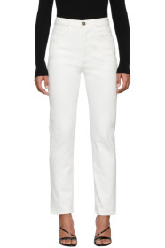 Goldsign - White 'The Benefit' Jeans