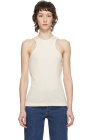 Goldsign - Off-White Rib Tank Top
