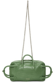 D'heygere - Green Python Multi Strap Duffle Bag