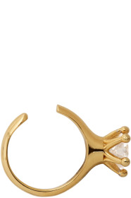 D'heygere - Gold Solitaire Ear Cuff