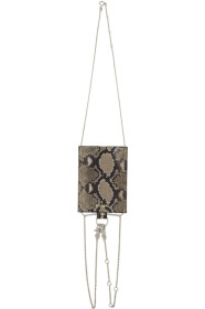 D'heygere - Pochette pour téléphone à chaîne beige