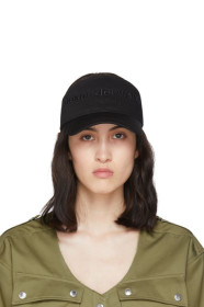 Alexander Wang - Black Embroidered Visor