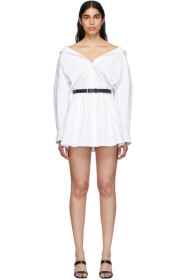 Alexander Wang - White Mini Shirt Dress