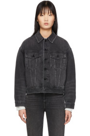 Alexander Wang - Black Denim Game Jacket