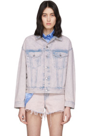 Alexander Wang - Pink Denim Game Jacket
