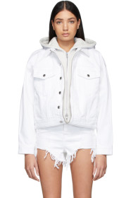 Alexander Wang - 白色 Runway Game 牛仔夹克