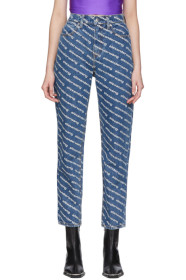 Alexander Wang - Blue Bluff Classic High-Rise Jeans