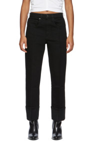Alexander Wang - Black Stovepipe Jeans