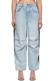 Alexander Wang - Blue & Black Pack Mix Jeans