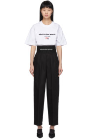 Alexander Wang - Black High-Waisted Trousers