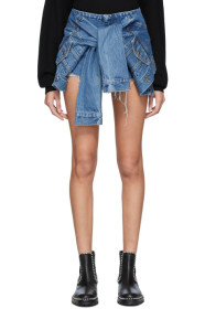 Alexander Wang - Blue Denim Jacket Shorts