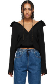 Alexander Wang - Chemise noire Shrugged Off
