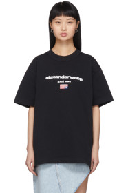 Alexander Wang - T-shirt noir Logo Flag