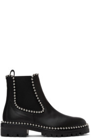 Alexander Wang - Black Leather Spencer Boots