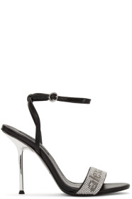 Alexander Wang - Black Jane Crystal Sandals