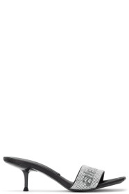 Alexander Wang - Black Jessie Crystal Sandals