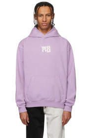 Alexander Wang - 紫色 Puff Print 连帽衫