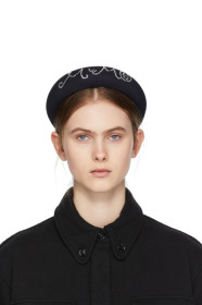 MM6 Maison Margiela - ブラック ビーズ ヘアバンド