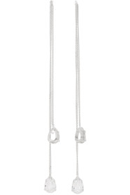 MM6 Maison Margiela - Silver Dangling Crystal Earrings