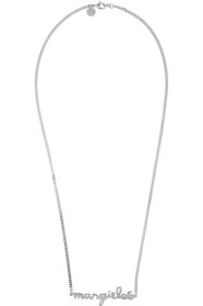 MM6 Maison Margiela - Collier à logo argenté