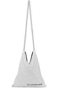 MM6 Maison Margiela - Sac à bandoulière blanc Shiny Japanese