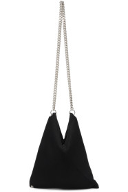MM6 Maison Margiela - Sac à bandoulière en filet noir Triangle