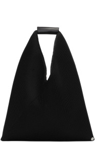 MM6 Maison Margiela - Black Small Mesh Triangle Tote
