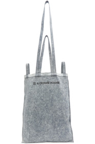 MM6 Maison Margiela - Blue Denim Six-Handle Bag