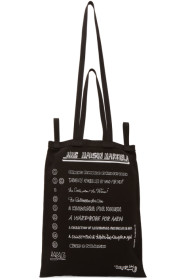 MM6 Maison Margiela - Black Strappy Shopping Tote