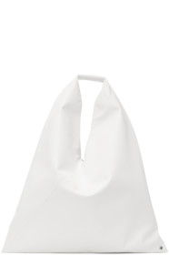 MM6 Maison Margiela - White Medium Triangle Tote
