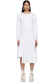 MM6 Maison Margiela - White Gathering Dress